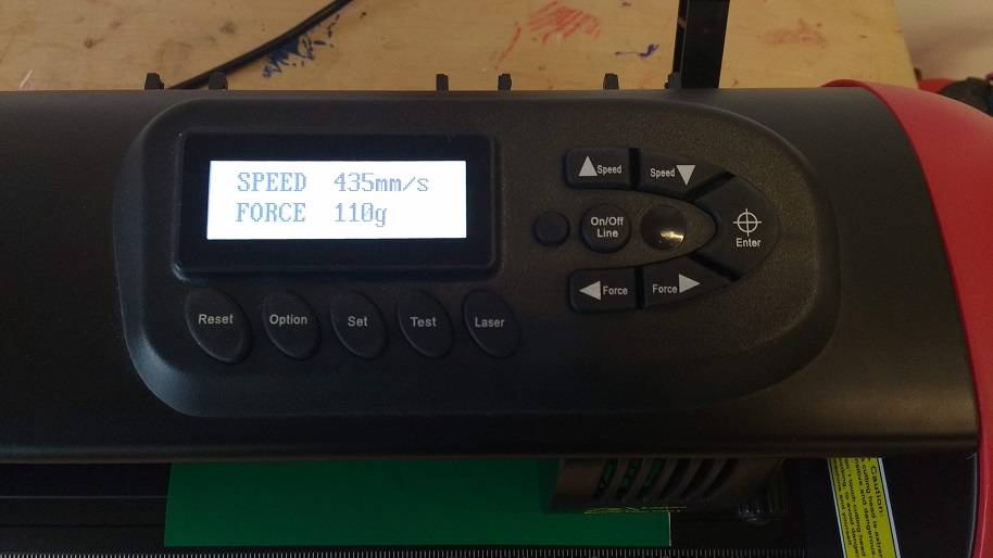 interface du decoupeuse Secabo C30 IV