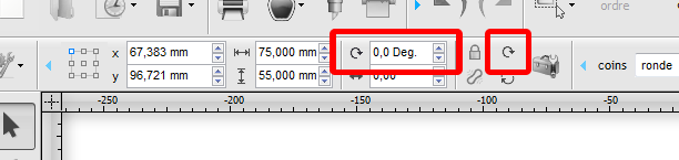orientation dans interface DrawCut